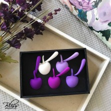 Purple Cherry Weighted Kegel Balls (5-Piece Set)
